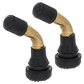 2pcs PVR50 Angled Copper Tubeless Clamp In Wheel Rim Rubber Tyre Valve Car Air
