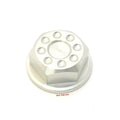 Joker Machine Aluminum Steering Stem Nut - Clear - 12-210 - Honda CB160 175 200