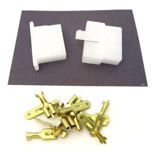 Locking Connector Kit - 6.3mm - .250" Series - 6 Pin - Motorcycle Wiring Repair