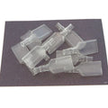 10 Pack Clear Insulator - Dual Female 3.5mm Bullet Terminal - Honda Wire Repair