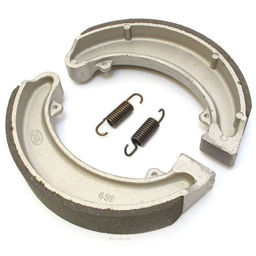 Honda CB350 CB360 CB400F Rear Brake Shoes - 06430-HM5-A80 - 43120-369-670