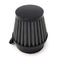 Black Motorcycle Performance Air Filter Pod 42mm Honda Kawasaki Yamaha Suzuki