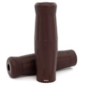 Coke Bottle Grips - Cafe Dark Brown - 7/8" - Vintage Motorcycle Cafe Chopper