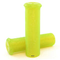 Yellow Jackhammer Metal Flake Sparkle Vintage Motorcycle Grips - 7/8"