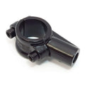 Universal Black Aluminum Motorcycle Mirror Mount Clamp - 10mm - Emgo 20-28120