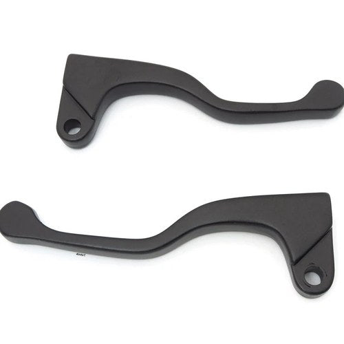 Honda XR Competition Shorty Lever Set - Drum Brakes - Black - XR70R XR80R XR100R
