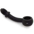 35 Degree Black Zinc Banjo Brake Line Fitting - Size #3 - Fits 10mm or 3/8" bolt
