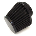 Motorcycle Performance Tapered Oval Pod Air Filter Intake Cleaner Black 54mm ID