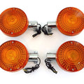Set of 4 Reproduction Turn Signals - Single Filament - Honda CB400/500/550/650