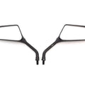 Trimline Black Screw In Mirror Set - 10mm - Kawasaki Suzuki Honda Yamaha Triump
