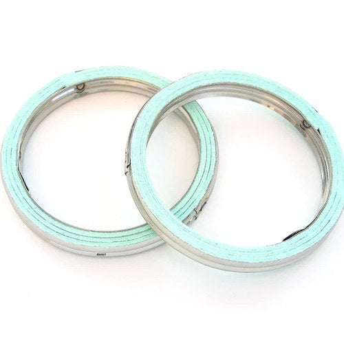 Set of 2 K&L Exhaust Gaskets - 18291-MN5-650 - CB/CL160/175/200 XL/XR250