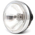 Reproduction Honda Halogen Headlight Assembly - Black - CB650 CB750 CB900 GL1100