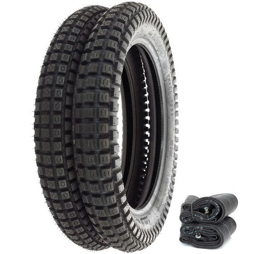 Shinko SR241 Trail Tire Set - Honda CL100K CL160 - Tires and Tubes