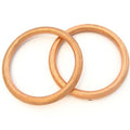 Set of 2 NE Brand Exhaust Gaskets - 18291-MM5-860 - Honda CB/CL72/77