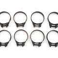 Reproduction Set of 8 Carburetor Clamps - 95018-44250 - XL/XR100/125 CB500/550