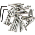 Stainless Steel Allen Bolt Set - Honda CA200 Honda 90 - 1963-1966 - 24 Bolts