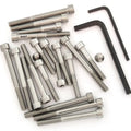 Stainless Steel Allen Bolt Set - Honda S65 Sport - 1965-1969 - 21 Bolts