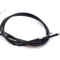 Throttle Cable Set - Honda CB400F - 1975-1976 - Black - Push & Pull
