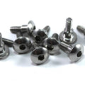 10x m5 Fairing Bolts 6mm Shoulder Bodywork Bolt Pan Allen Head Stainless Steel