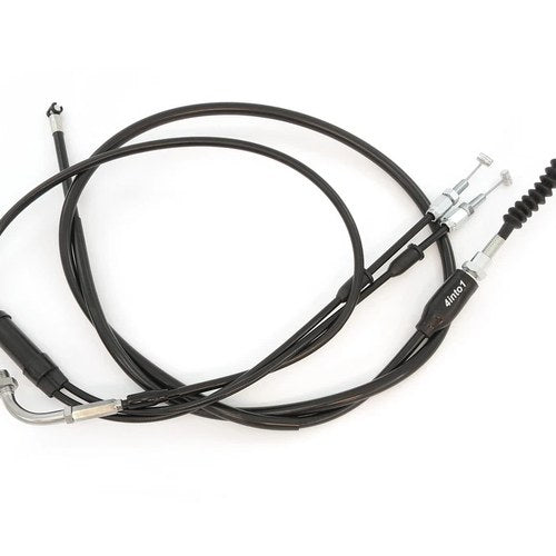 Short Control Cable Set - Honda CB450 CB450K CL450 1965 - 1974 Throttle Clutch