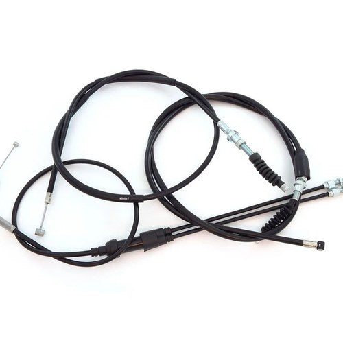 Short Control Cable Set - Honda CB350 CB350K CL350 Twins Throttle clutch brake