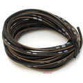 OEM Colored Electrical Wire 18 Gauge - 13' Roll - Black / Brown Stripe