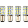 Set of 4 - LED Bulbs - 27 Smd - 1157 - Yellow - RV Camper Car Truck Motorcycle