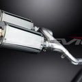 Delkevic 9" Stainless Oval Mufflers - Honda VFR800 V-Tec 2002-2009 Exhaust