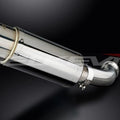 Delkevic Mini 8" Stainless Steel Round Muffler Slip On - Honda VFR750F 1994-1997