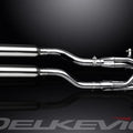 Delkevic Complete 6-2 Exhaust 16" Stainless Muffler - Honda Valkyrie 1997-2004