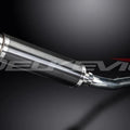 Delkevic 14" Carbon Round Exhaust Muffler Slip-on - Honda CBR600 F4i 2001-2006
