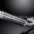 Delkevic 14" Carbon Round Muffler Exhaust - Honda CBR1000RR 2008-2016