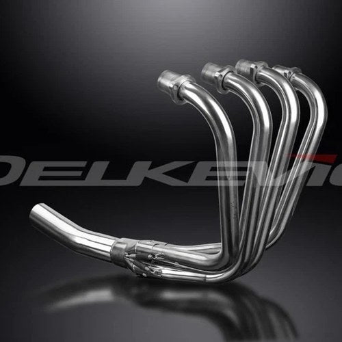 Delkevic 4into1 Stainless Headers - Kawasaki KZ650 B C Csr SR 76-83 Downpipes