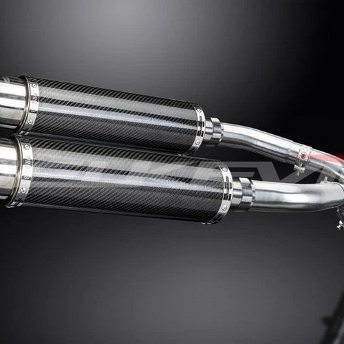 Delkevic 14" Carbon Slip-on Muffler - Kawasaki Ninja ZX-10R 2006-2007 Exhaust