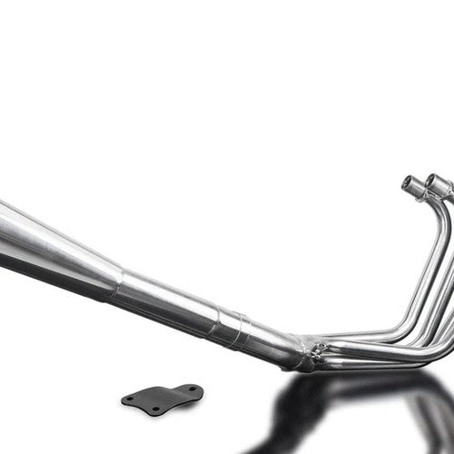 Delkevic Complete 4-1 Stainless Exhaust - Kawasaki GPZ1100 1981-1982 Muffler