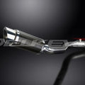 Delkevic 8" Carbon Round Slip On Muffler - Suzuki GSX-R1000 2007-2008 Exhaust
