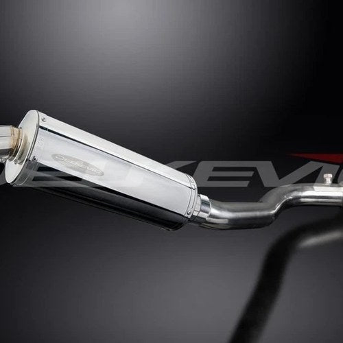 Delkevic 14” Stainless Oval Slip On Muffler - Suzuki GSX-R1000 2007-2008 Exhaust