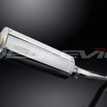 Delkevic 14” Stainless Oval Muffler - Suzuki GSF1200 Bandit 1995-2005 Exhaust