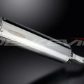 Delkevic 18" Stainless Muffler - Suzuki GSX1250F Traveller 2010-2016 Exhaust