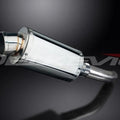 Delkevic 9" Stainless Oval Slip On Muffler - Suzuki GSR750 GSX-S750 Exhaust