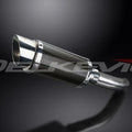 Delkevic 8" Carbon Round Muffler - Suzuki GSR750 GSX-S750 2011-2016 Exhaust