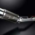 Delkevic 8" Carbon Round Muffler - Suzuki GSX600F Katana 600 1997-2006 Exhaust