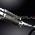 Delkevic 8" Carbon Round Muffler - Suzuki GSF1200 Bandit 1995-2005 Exhaust