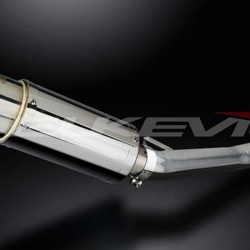 Delkevic 8" Stainless Muffler - Suzuki GSX600F Katana 600 1997-2006 Exhaust