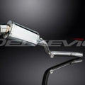 Delkevic 9" Stainless Oval Muffler - Suzuki DR-Z400S 2000-2016 Exhaust