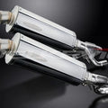 Delkevic 14” Stainless Oval Mufflers - Yamaha Vmax 1200 1984-2007 Exhaust