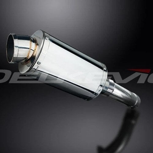 Delkevic 9" Stainless Slip On Muffler - Yamaha Fazer 8 FZ8 2010-2015 Exhaust