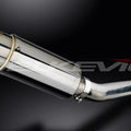 Delkevic 8" Stainless Steel Round Slip On Muffler - Yamaha YZF600R 95-07 Exhaust