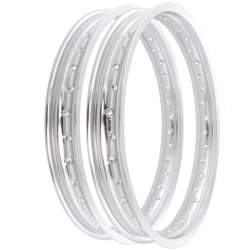 Rising Sun Silver Aluminum Rim Set Honda CB92R Benly S.S. Racer 125 1961 - 1962
