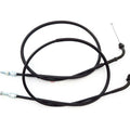 Short Throttle Cable Set - Honda CB550K CB550 CB750 - 1977 - 1978 - Pull & Push